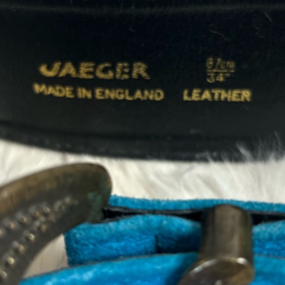 Vintage Jaeger leather belt - Picture 8 of 14